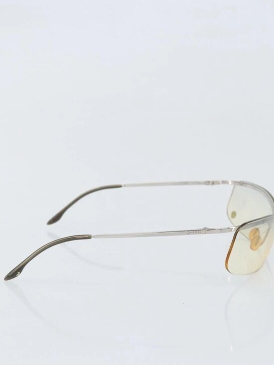 CHANEL Sunglasses metal Silver CC Auth BA10543 main image 10